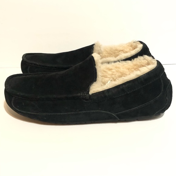 UGG Other - UGG Black Suede Slip On Slippers